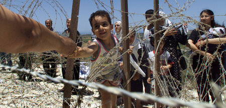 Erster Kontakt an der israelisch-libanesischen Grenze nach dem R...